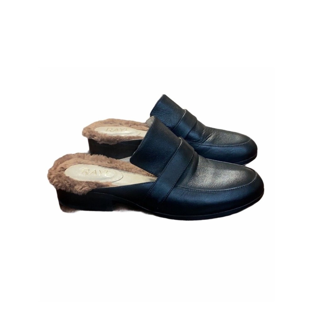 RAYE Women's Kala Loafer Faux Fur Mule Size 7